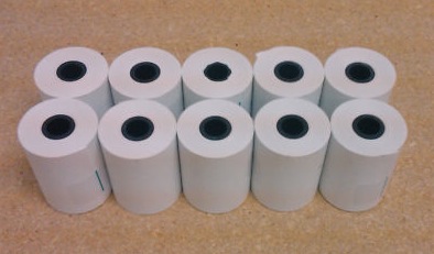 10x Thermal 50' Paper Rolls Verifone Contactless Vx520 Terminal - Click Image to Close