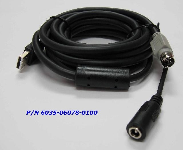 Cable/Cord for Ingenico i65xx/6770 USB + Power Pigtail - Click Image to Close