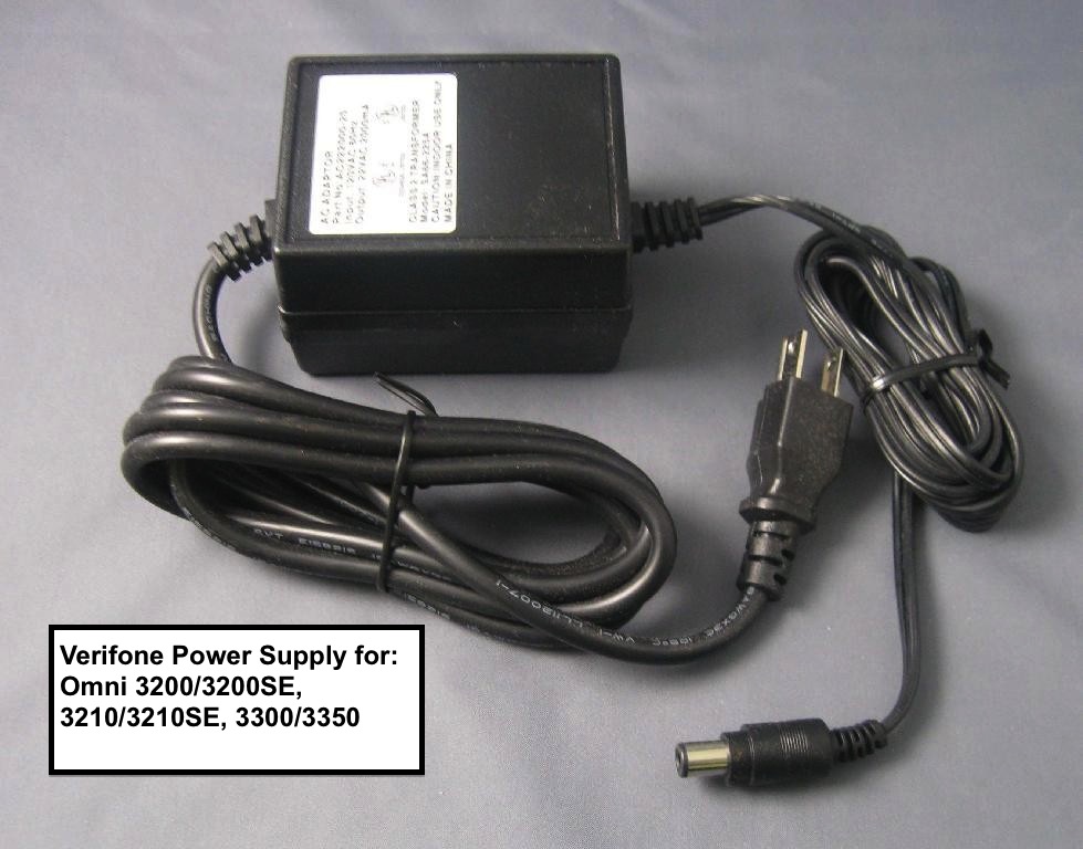 Power Supply for Older Verifone Terminals (3200-3210-3300-3350) - Click Image to Close
