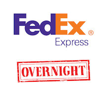 FedEx Overnight Upgraded Shipping - Click Image to Close
